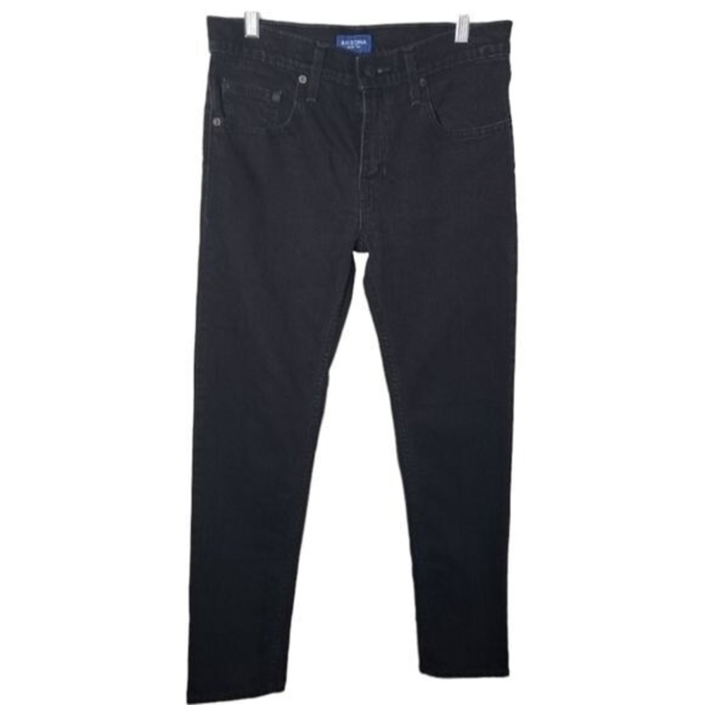 Arizona‎ Jeans Co Men's Flex Skinny Black Denim Jeans Size 30X30